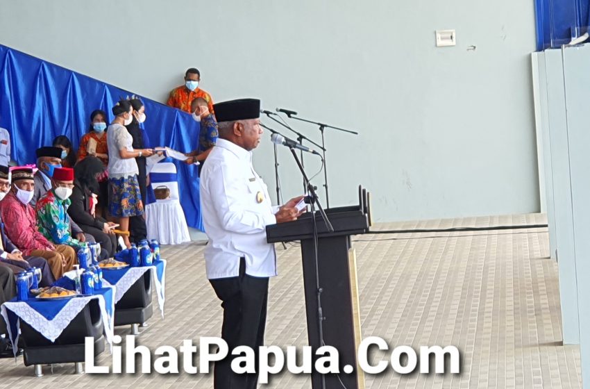  Di HUT KE- 18 Kab Teluk Bintuni, Gubernur PB Resmikan Sebanyak 9 Fasilitas Umum Masyarakat
